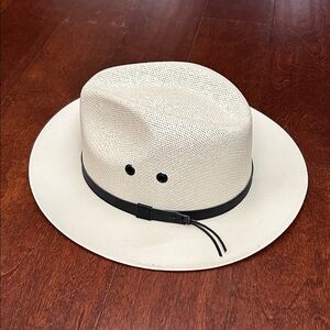 Tombstone “Explorer” Stylish Men’s Cream with Black Band, Size Medium